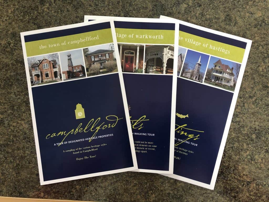 Heritage brochures from Campbellford, Warkworth and Hastings