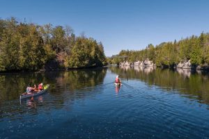 Paddling the Trent Severn Waterway, Campbellford, Hastings, Trent Hills, Northumberland County, Ontario